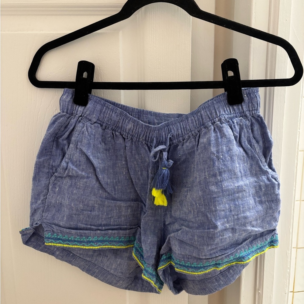 Vineyard Vines Blue Linen Shorts